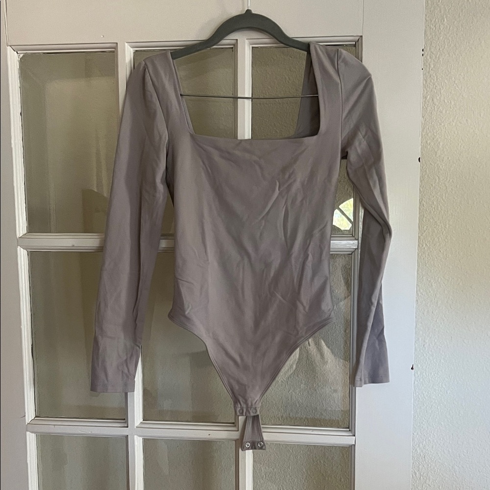 Aritzia Gray Women's Bodysuit Top